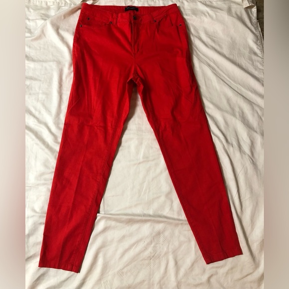 Ashley Stewart Denim - ASHLEY STEWART RED JEANS SIZE: 16